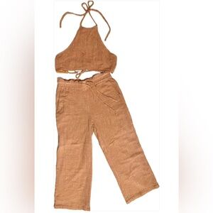 Brown 2-Piece Boho Set